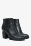 Alexander Wang Black Leather Rose Gold Hardware Ankle Boots Size 36.5