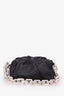 Bottega Veneta Black Leather The Chain Pouch Clutch