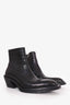 Alexander Wang Black Donovan Leather Ankle Boots Size 37