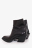 Alexander Wang Black Donovan Leather Ankle Boots Size 37