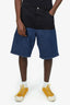 Raf Simons Black/Blue Two-Tone Shorts Size 32 Mens