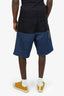 Raf Simons Black/Blue Two-Tone Shorts Size 32 Mens