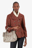 Pre-Loved Chanel™ 18A Hamburg Burgundy Tweed CC Jacket Size 36