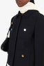 Prada Black Wool Jacket With Mini Skirt Set Size 40/38