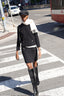 Prada Black Wool Jacket With Mini Skirt Set Size 40/38