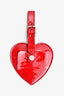 Tiffany & Co Red Patent Leather Heart Luggage Tag