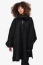 Bottega Veneta Fall 2020 Black Nylon Poncho Coat Size XS-S