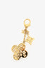 Louis Vuitton Gold-Tone Ivy Flower Bag Charm