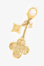 Louis Vuitton Gold-Tone Ivy Flower Bag Charm