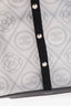 Pre-Loved Chanel™ 18S White/Black CC Camellia Bag Raincoat