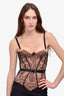 Agent Provocateur Black Lace Bustier Size 2