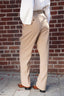 The Frankie Shop Khaki Wide Leg Pants Size Medium