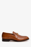 Gucci Brown Leather Interlocking G Loafers Size 7.5 UK Men