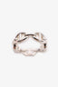 Hermes Sterling Silver Chaine d'ancre Ring Size 53