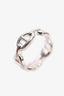 Hermes Sterling Silver Chaine d'ancre Ring Size 53