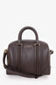 Givenchy Chocolate Brown Leather 'Lucrezia' Top Handle With Strap