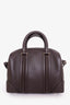 Givenchy Chocolate Brown Leather 'Lucrezia' Top Handle With Strap