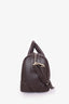 Givenchy Chocolate Brown Leather 'Lucrezia' Top Handle With Strap