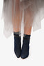 Stuart Weitzman Blue Denim Heeled Boots Size 36.5