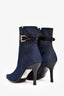 Stuart Weitzman Blue Denim Heeled Boots Size 36.5