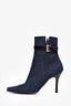 Stuart Weitzman Blue Denim Heeled Boots Size 36.5