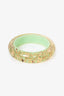 Louis Vuitton Light Blue Resin Inclusion Bangle Bracelet