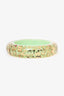 Louis Vuitton Light Blue Resin Inclusion Bangle Bracelet