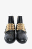 Hermès Black Leather Collier de Chien Booties Size 36.5