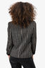 Celine Vintage Black/White Striped Blazer Size 40