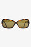 Bvlgari Brown Tortoiseshell Sunglasses with Crystal Embellished Sides