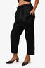 Simone Rocha Black Printed Drawstring Trousers Size 4