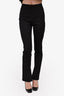 Alexander Wang Black High Waisted Pants with Ankle Slit Size 8