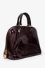 Louis Vuitton 2014 Amarante Vernis Alma PM Top Handle with Strap (As Is)