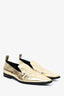 Dries Van Noten Gold Metalic Loafers Size 39