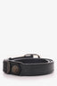 Balenciaga Black Leather Triple Tour Bracelet