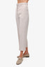 Acne Studios Cream Straight Leg Trousers Size 36