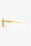 Bottega Venetta Yellow Acrylic Square Frame Sunglasses