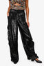 A.L.C. Black Sequin Cargo Pants Size 4