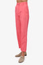 Racil Pink 'Charlie' Cuffed Hem Trousers Size 36