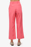 Racil Pink 'Charlie' Cuffed Hem Trousers Size 36