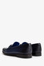 Louis Vuitton Navy Leather Monte Carlo Loafers Size 7.5 Mens