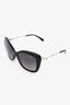 Pre-loved Chanel™ Polarized Black Oversized Sunglasses with Pearl Sides