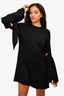 Ellery Black Tie Sleeve Flared 'Thelma' Mini Dress Size 6 US