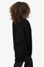 Givenchy Black Cashmere Cardigan with Thick Silver Chain Size XS Mens