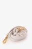 Jacquemus White Leather Mini Le Chiquito Top Handle with Strap