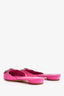 Manolo Blahnik Pink Satin Hangisi Flats Size 37