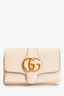 Gucci White Leather Small Arli Crossbody Bag