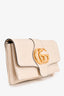 Gucci White Leather Small Arli Crossbody Bag