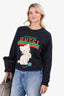 Gucci Black Kitten Embroidery Sweater Size XS