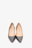 Manolo Blahnik Grey Patent Leather Pointed Heels Size 40